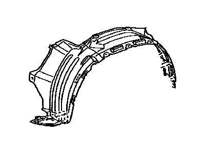 1990 Toyota Camry Wheelhouse - 53876-32020
