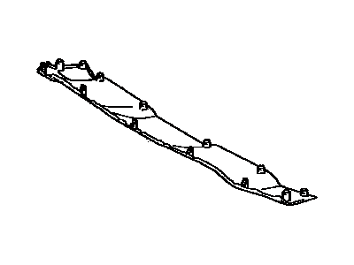 52129-60050 Genuine Toyota Front Bumper Cover Lower