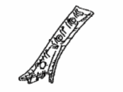 Toyota 62220-60310-A0 GARNISH Assembly, Front Pillar