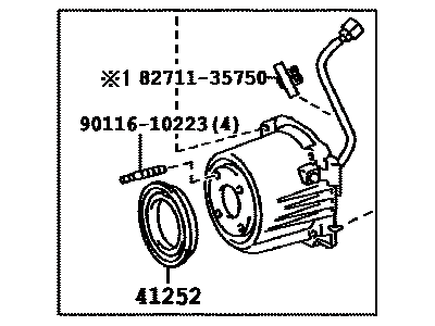 Toyota 41303-48030 Coupling Sub-Assembly, E
