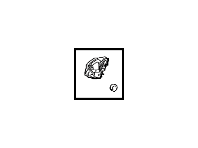 Toyota 69050-02200 Rear Door Lock Assembly 69050-02200 Toyota Rear Door Lock Assembly Illustration 1 of 1