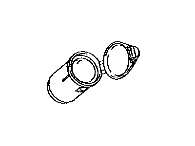 85535-44050-B1 Genuine Toyota Power Outlet Cover