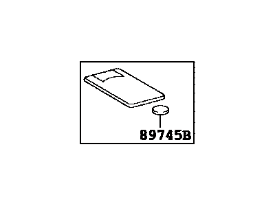 Toyota 89904-50480 Transmitter Sub-Assy, Electrical Key