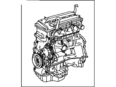 Toyota 19000-31E40 Engine Assembly, Partial