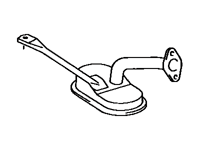 Toyota 15104-46060 Oil Strainer Sub-Assembly 15104-46060 Toyota Oil Strainer Sub-Assembly Illustration 1 of 1