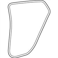 Toyota 62331-47050 WEATHERSTRIP, REAR DOOR OPENING TRIM