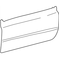 Toyota 67111-06020 PANEL, FRONT DOOR, OUTER RH