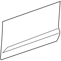 Toyota 67111-02110 PANEL, FRONT DOOR, OUTER RH