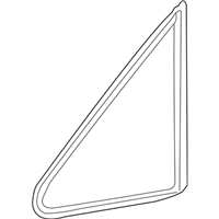 Genuine Toyota Window Assembly Front Side