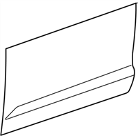 Toyota 67111-02100 PANEL, FRONT DOOR, OUTER RH
