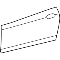 Toyota 67111-0D200 PANEL, FRONT DOOR, OUTS