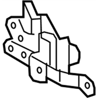 Toyota 53510-47170 LOCK ASSEMBLY, HOOD