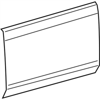 Toyota 67111-02170 PANEL, FRONT DOOR, OUTER RH