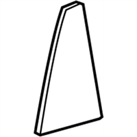Toyota 68123-12830 GLASS, REAR DOOR QUARTER WINDOW, RH