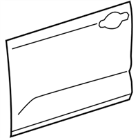 Toyota 67111-0C050 PANEL, FRONT DOOR, OUTER RH