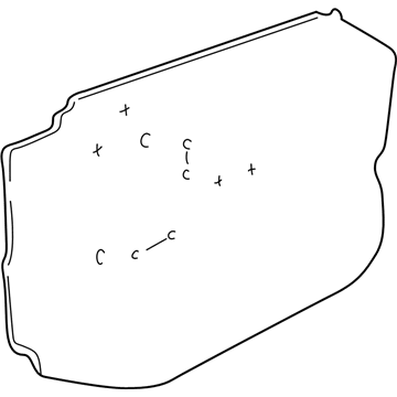 Genuine Toyota 67832-47010 Door Service Hole Cover Genuine Toyota 67832-47010 Door Service Hole Cover