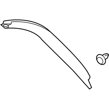 Toyota 67938-47010-C0 Back Door Side Garnish Toyota 67938-47010-C0 Back Door Side Garnish