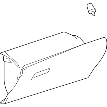 Toyota Genuine 55550-12491-B0 Glove Box Door Assembly Toyota Genuine 55550-12491-B0 Glove Box Door Assembly