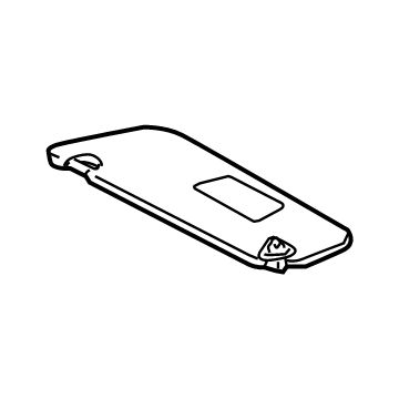 74320-08030-B0 Genuine Toyota Visor Assembly, Left