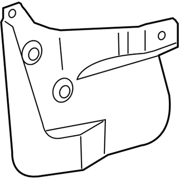 TOYOTA Genuine 76622-19255 Fender Mud Guard Sub Assembly