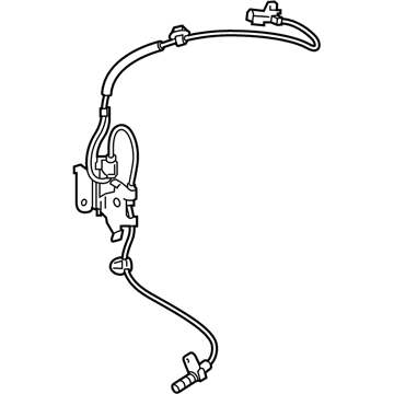89542-06081 Toyota OEM Genuine SENSOR SPEED FR RH 