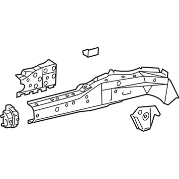 TOYOTA 57601-12060 Floor Side Member Sub Assembly TOYOTA 57601-12060 Floor Side Member Sub Assembly