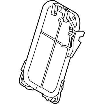 Toyota 71018-47140 Frame Sub-Assembly, Rear Seat