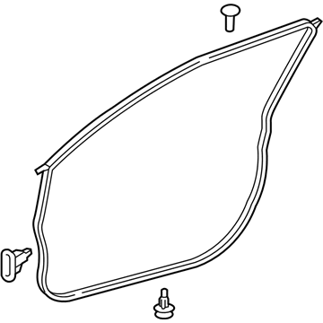 2019 Toyota Camry Door Seal - 67861-06180