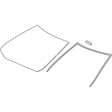 Toyota 56101-12G70 Glass Sub-Assembly, Wind