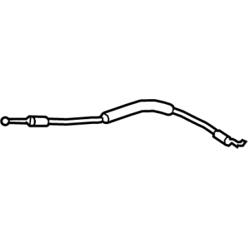 Toyota 69750-62010 Cable Assembly, Front Door