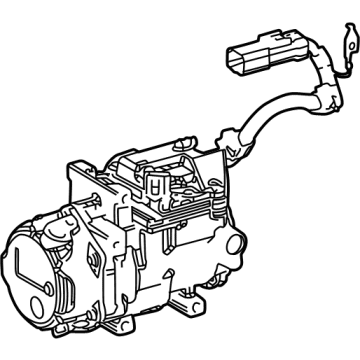 Toyota 88370-62010 Compressor Assembly, W/M