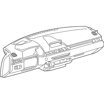 Toyota 55400-WAA03 Pad Assembly, Instrument