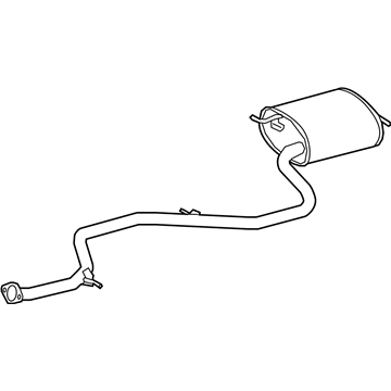 Toyota 17430-0T330 Exhaust Tail Pipe Assembly