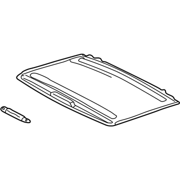 Toyota 63306-06010-B0 Trim Sub-Assy, Sunshade