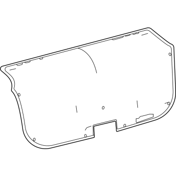 Toyota 64719-62010 Cover, Luggage Compartment