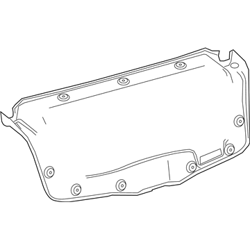 Toyota 64719-02280-C0 Cover, Luggage COMPA