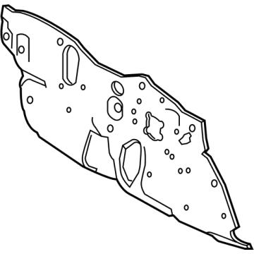 55210-0A100 Genuine Toyota INSULATOR ASSY, DASH