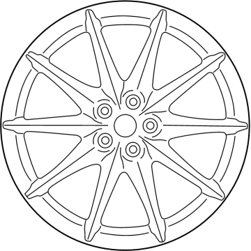 2022 Toyota GR86 Spare Wheel - SU003-09471