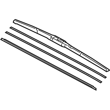 Toyota 85212-33340 Front Wiper Blade, Right