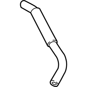 Toyota 16261-0P070 Hose, Water By-Pass