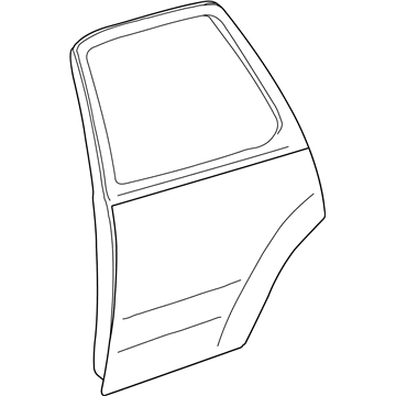 Toyota 67004-0C080 Panel Sub-Assy, Rear Door, LH