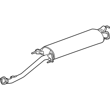 Toyota 17420-36220 Center Exhaust Pipe Assembly