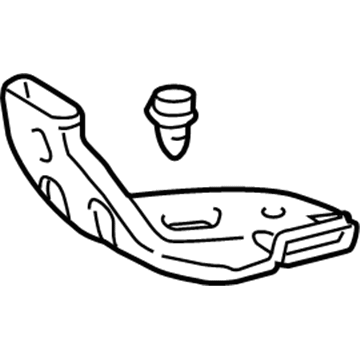 Toyota 87213-60020 Duct, Air, Rear