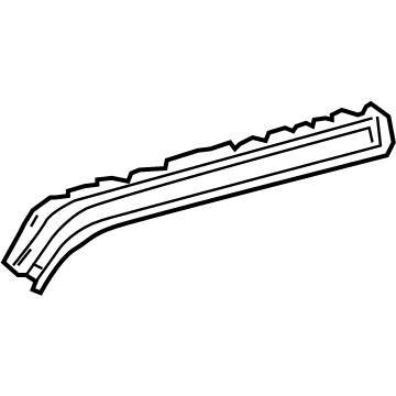 Toyota 61245-52020 Reinforcement, Roof Side Rail, Outer RH