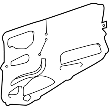 Toyota 67852-08020 Cover, Slide Door Service Hole