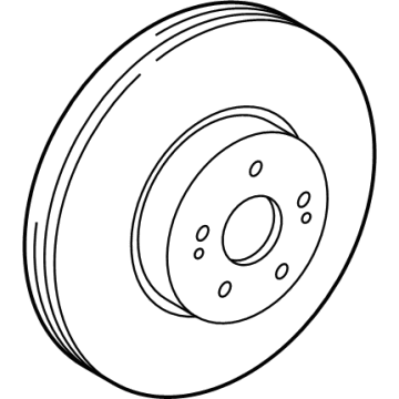 Toyota Sienna Brake Disc - 43512-08060