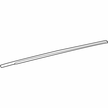Toyota 75557-08010 MOULDING, Roof Drip