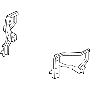 Genuine OEM Toyota 53202-06130 Passenger Upper Radiator Support For 2012-2014 Camry