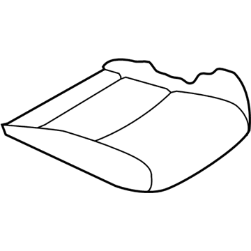 Toyota 71071-WB002 Front Seat Cushion Cover, Right(For Separate Type)