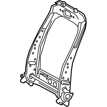 Toyota 71013-F4020 Frame Sub-Assembly, Front Seat